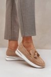 Mokasyny Model Challavia G-55 Beige - Step in style