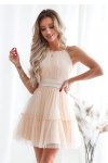 Sukienka Model Cristal 02063. Beige - With You