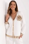 Bluza Damska Model MI-BL-61789.24 Ecru - Italy Moda