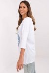 Bluzka Model CLM-BZ-0043.86 White - Factory Price