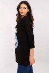 Bluzka Model CLM-BZ-0043.86 Black - Factory Price