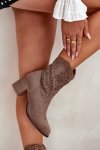 Botki Model S.Barski HY51-125 Brown - Step in style