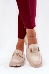 Mokasyny Model Lomnela J1003 Beige - Step in style