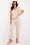 Spodnie Komplet Model MI-KMPL-M6196.28 Beige - Italy Moda