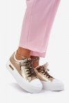Trampki Model Zidora PC2806 Gold - Step in style