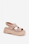 Sandały Model Karonia 5227 Beige - Step in style