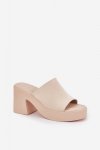 Sandał Klapki Model Omeisa 8338-273 Beige - Step in style