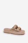 Sandał Klapki Model Limme JR09 Khaki - Step in style