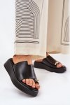 Sandał Klapki Model Saqesse MANO777 Black - Step in style