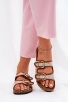 Sandał Klapki Model Osoffe 666-31 Camel - Step in style