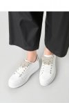 Damskie Sneakersy BUTTERFLY LUX ? Silver - Inello