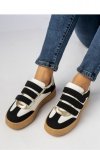 Damskie Sneakersy ? Czarne AURORA BLACK - Inello