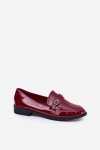 Mokasyny Model Mollan W-25 Bordo - Step in style