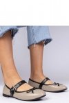 Baleriny Model Mansy GO-224 Dark Beige - PRIMO