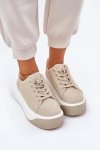 Buty Sportowe Model Tirvanis PL358 Beige - Step in style