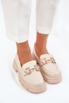 Mokasyny Model Ravalissea 1-708 Beige - Step in style