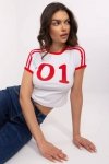T-shirt Damski model NM-TS-NG25218.83 White/Red - NM