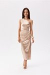 Sukienka Model Elen BEZ SUK0437 Beige - Roco Fashion