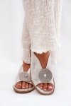Sandały Model S.Barski KV51-012 Silver - Step in style Hurtownia odzieży on-line, moda damska, bielizna i obuwie dla kobiet - Ma
