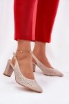 Sandały Modelu Sergio Leone SK163 Beige - Step in style
