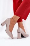 Czółenka Model Vinceza 62224 Grey - Step in style