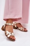 Sandały Model Zazoo 40372 Gold - Step in style