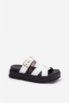 Sandał Klapki Model Elimessa 1140 White - Step in style
