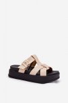 Sandał Klapki Model Elimessa 1140 Beige - Step in style