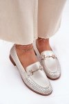 Mokasyny Model S.Barski LR51-594 Silver - Step in style