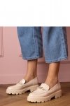 Mokasyny Model Sanita YDF-32 Beige - PRIMO