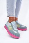 Buty Sportowe Model Ovivene BL607P Blue - Step in style