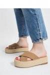 Sandał Klapki Model Safari X5-350 Beige Khaki) - Inello