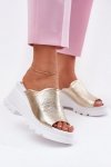 Sandał Klapki Model Artiker 56C0435 Gold - Step in style