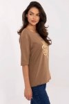 Bluzka Model CLM-BZ-1700.88 Light Brown - Factory Price