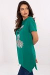 Bluzka Model CLM-BZ-1702.89 Green - Factory Price