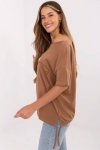 Tshirt Damski Model CLM-TS-1017.03 Light Brown - Factory Price