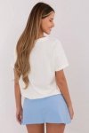 Tshirt Damski Model CLM-TS-1019.79 Ecru - Factory Price