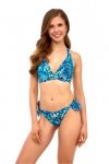 Kostium dwuczęściowy Figi 2 Kąpielowe Model Wave Blue - Lupo Line