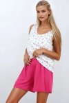 Piżama Damska Model Rose Blossom Pink - Momenti Per Me