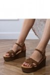 Sandały Model Zambera LOLO21 Brown - PRIMO