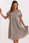 Sukienka Model MO-SK-1005.67 Dark Beige - Italy Moda