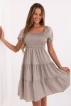 Sukienka Model MI-SK-A2561.89 Dark Beige - Italy Moda