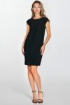 Sukienka Luźna sukienka z rayonu S271 Black - Nife