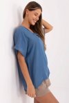 Bluzka Model MO-BZ-242301.61 Dark Blue - Italy Moda