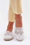 Espadryle Model Adelira WD251 White - Step in style