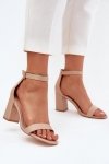Sandały Model Irini B-833 Beige - Step in style