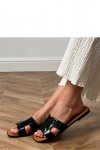 Sandał Klapki Model Sarini DM461 Black - PRIMO
