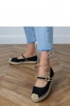 Espadryle Model Pilata J20032 Black - PRIMO