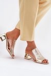 Sandał Klapki Model Tessira M500 Gold - Step in style