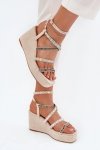 Sandały Model Lunara JH399 Beige - Step in style